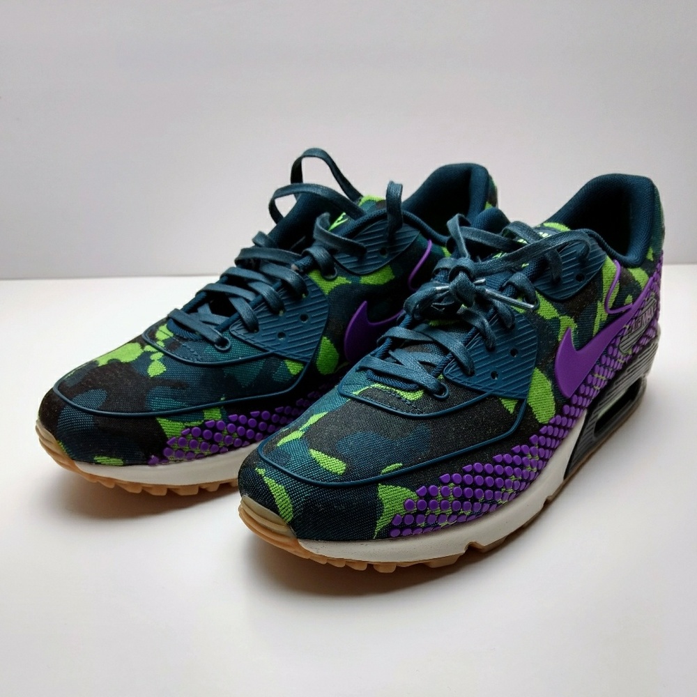 Nike Air Max 90 Jacquard Green Camouflage Size 8